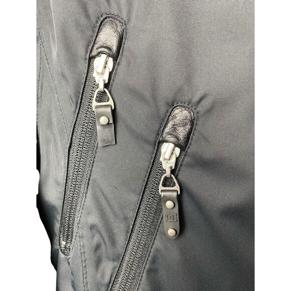 DC Women's ExoTex 10K Waterproof Snowboard Ski Jacket M Black Sherpa Lined Coat - Picture 4 of 12